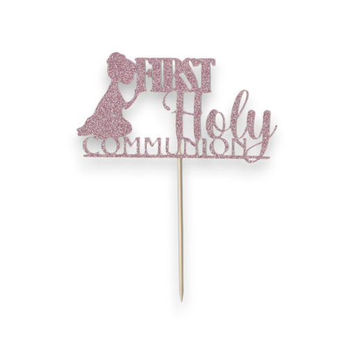 Picture of FIRST COMMUNION GIRL CAKE TOPPER